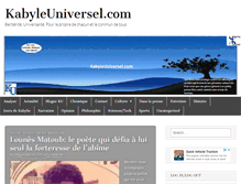 Tablet Screenshot of kabyleuniversel.com